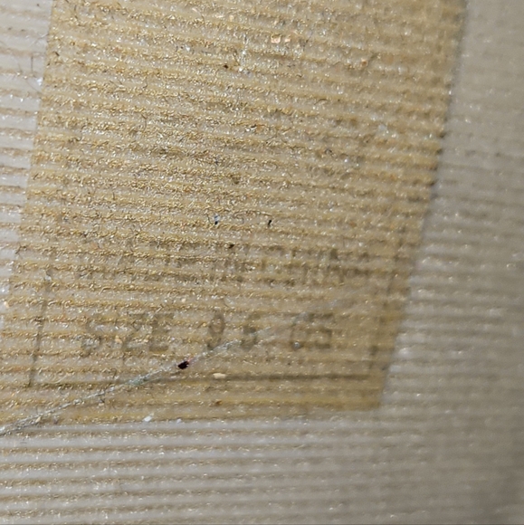 Shoedazzle peep toe cork wedge shoe. - Picture 7 of 7